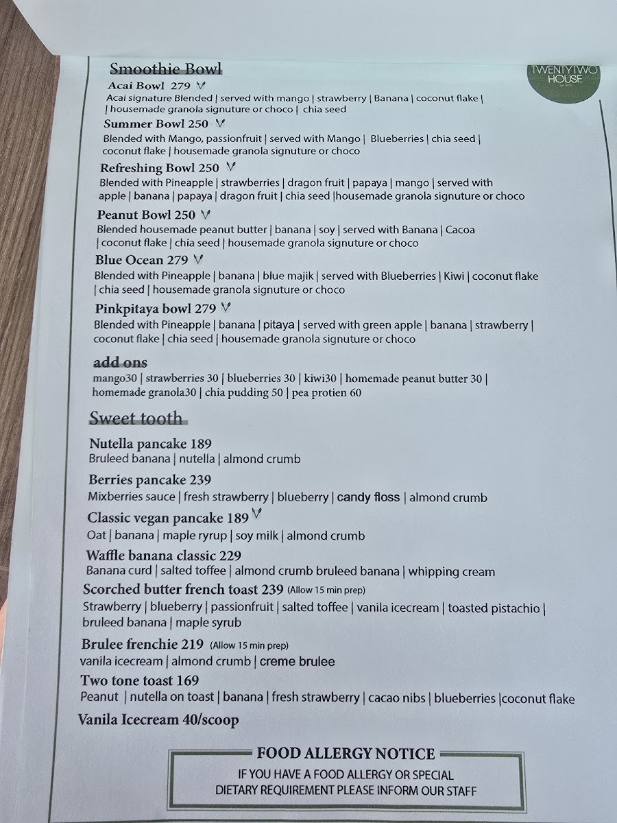 Menu Twentytwo House & Cafe-3