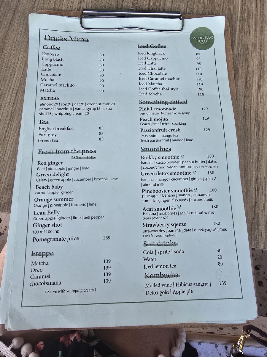 Menu Twentytwo House & Cafe-5