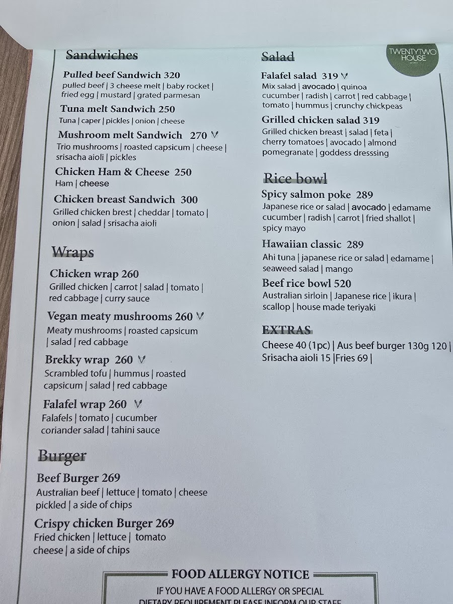 Menu Twentytwo House & Cafe-6